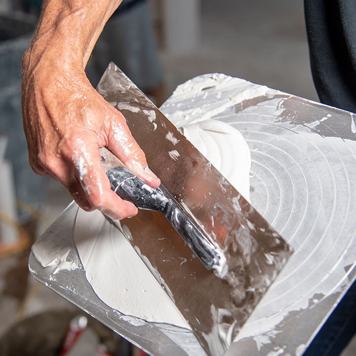 plaster trowel useage